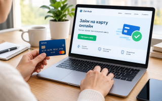Как получить займ на карту через интернет без посещения офиса